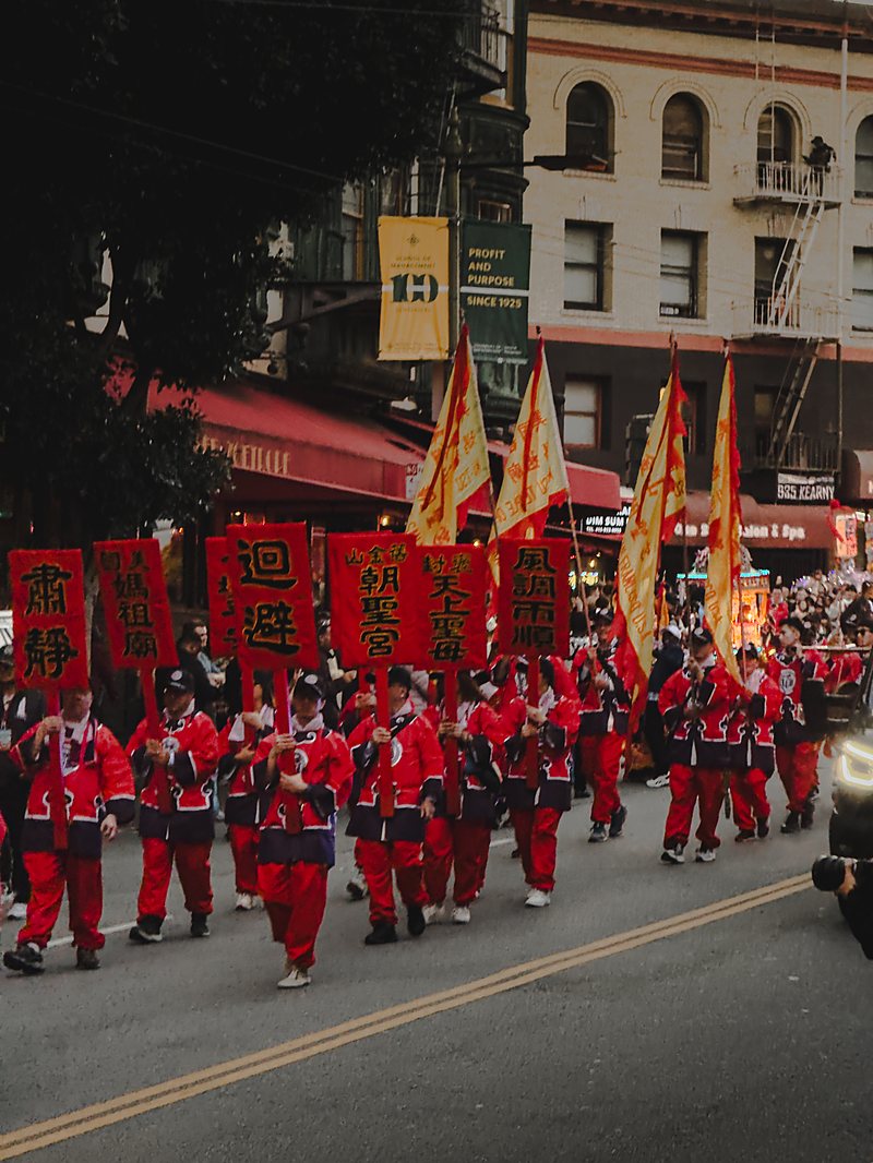 A parade through Chinatown, San Francisco
