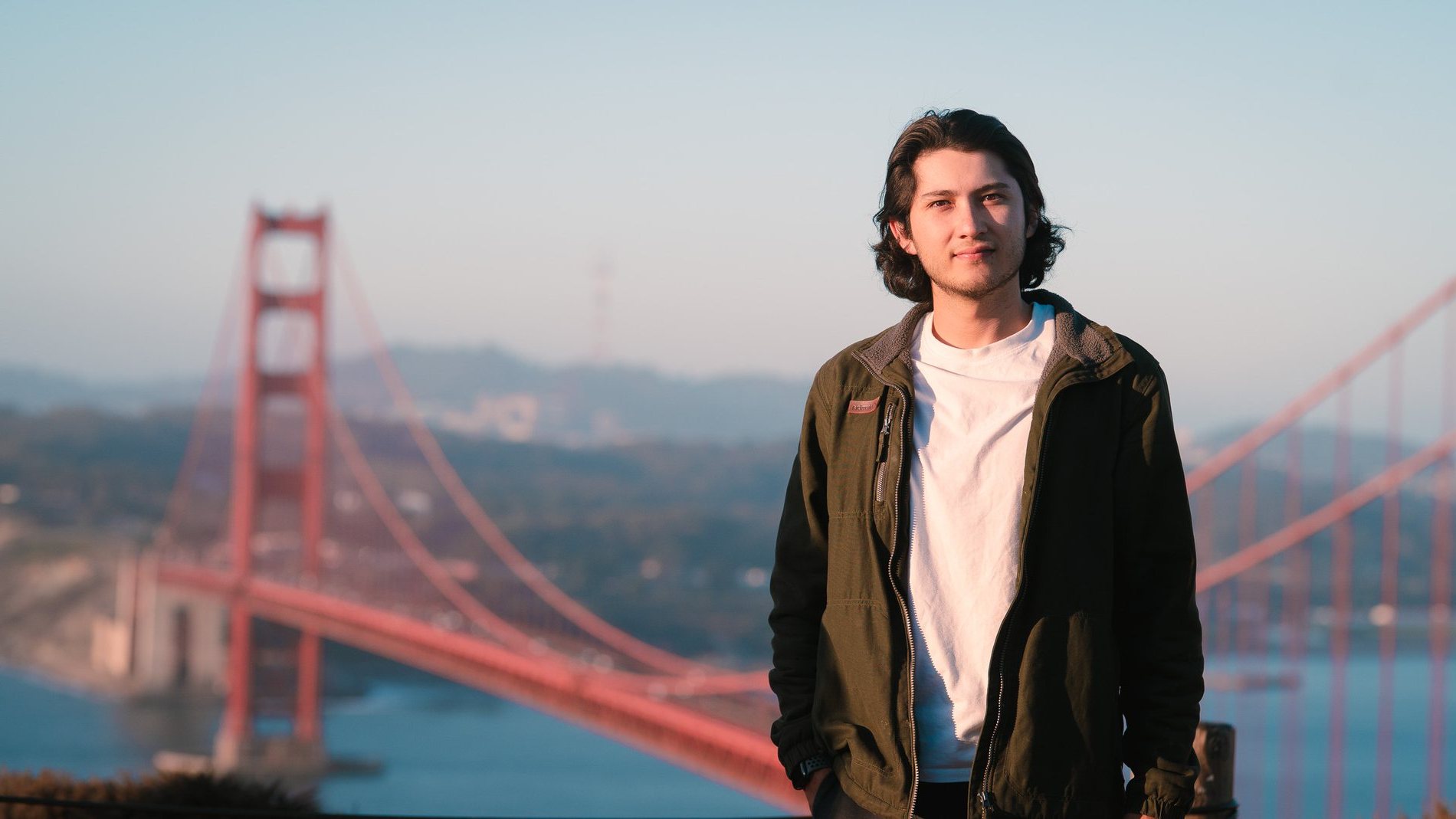 At Battery Spencer, with the Golden Gate Bridge behind