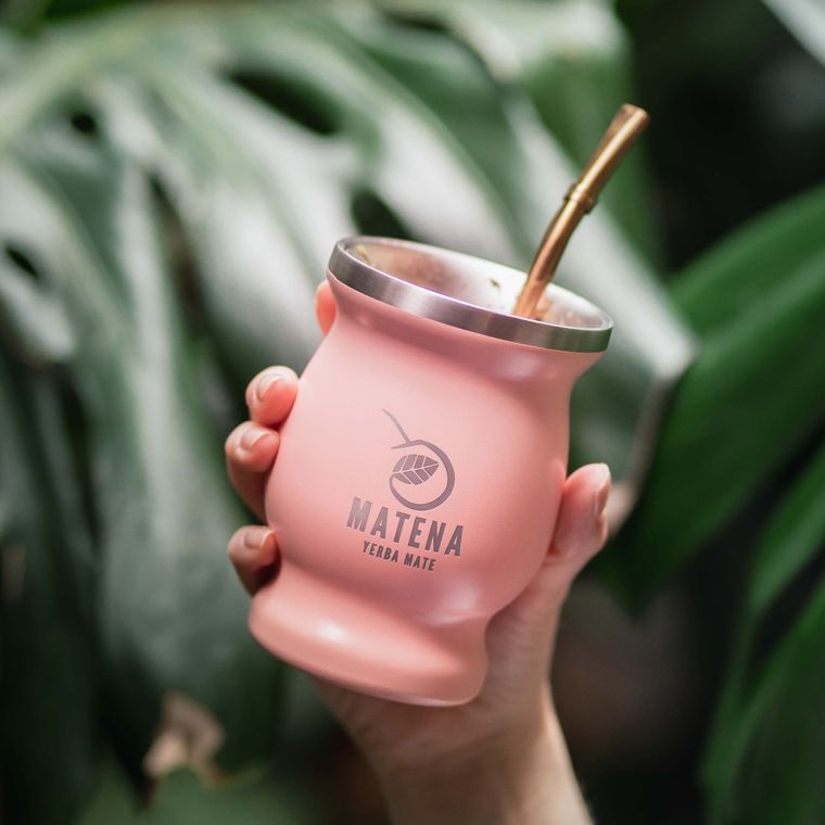 The cup in hand, tropical light