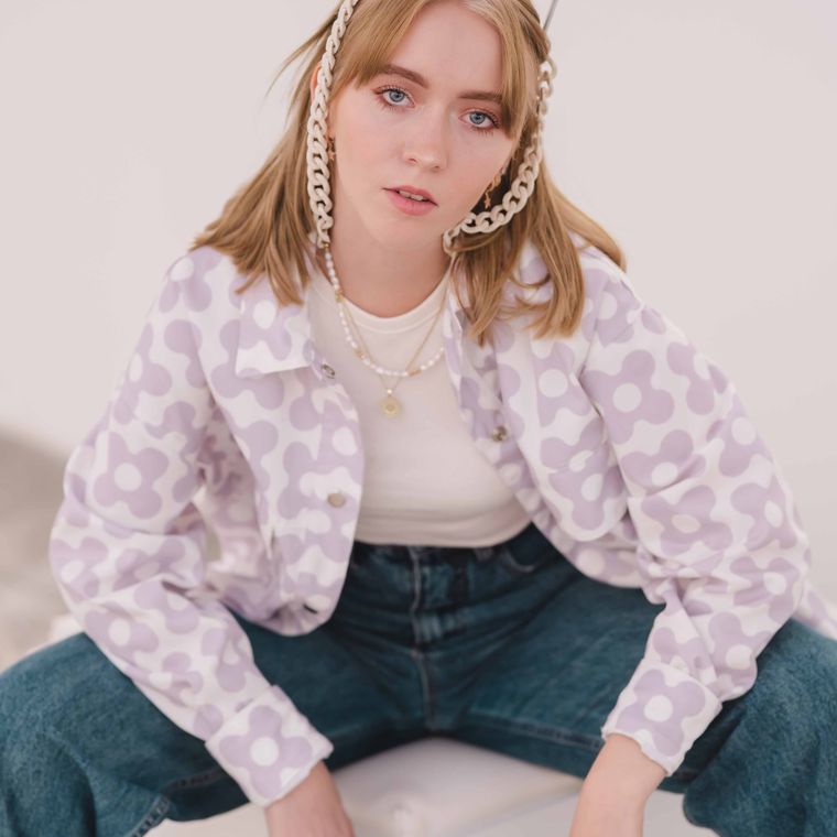 A fashion sitting in the studio